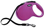 <strong>Flexi</strong> Lesa Flexi Classic, Banda, M: 5 m/25 kg, Roz, 11716 – Caini / La Plimbare / Lese Retractabile