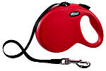 <strong>Flexi</strong> Lesa Flexi Classic, Banda, L: 5 m/50 kg, Rosu, 11723 – Caini / La Plimbare / Lese Retractabile