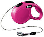 <strong>Flexi</strong> Lesa Flexi Classic, Snur, XS: 3 m/8 kg, Roz, 11776 – Caini / La Plimbare / Lese Retractabile