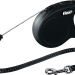 <strong>Flexi</strong> Lesa Flexi Classic, Snur, S: 5 m/12 kg, Negru, 11781 – Caini / La Plimbare / Lese Retractabile