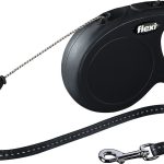 <strong>Flexi</strong> Lesa Flexi Classic, Snur, S: 8 m/12 kg, Negru, 11801 – Caini / La Plimbare / Lese Retractabile