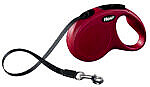 <strong>Flexi</strong> Lesa Flexi Classic, Banda, S: 5 m/15 kg, Rosu, 11833 – Caini / La Plimbare / Lese Retractabile