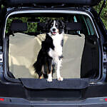 Husa Protectie Portbagaj Auto, 1.80×1.30 m, Bej/Negru, 13238