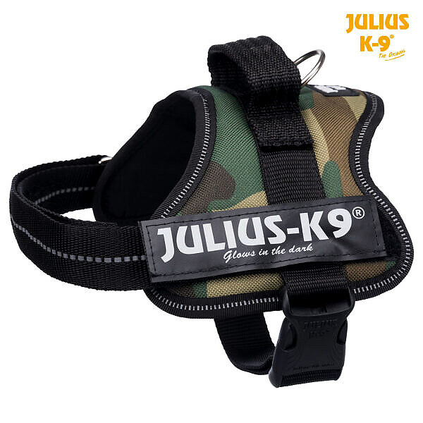<strong>Julius K-9</strong> Ham Julius-K9 Mini/M 51-67 cm/28 mm Camuflage 150221 – Caini / La Plimbare / Hamuri