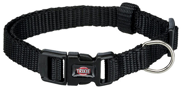 <strong>Trixie</strong> Zgarda Premium, XS-S: 22-35 cm/10 mm Negru, 201401 – Caini / La Plimbare / Zgarzi Reglabile
