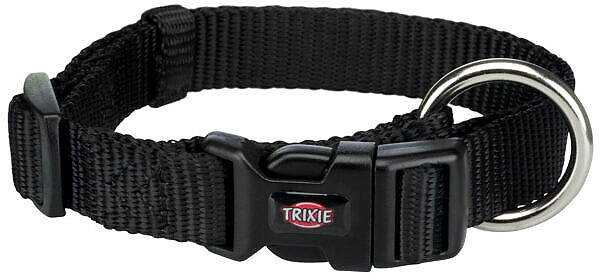 <strong>Trixie</strong> Zgarda Premium, S-M: 30-45/15 mm Negru, 201501 – Caini / La Plimbare / Zgarzi Reglabile