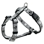 <strong>Trixie</strong> Ham Silver Reflect H, XS-S: 36–40 cm/15 mm, Negru/Gri, 12231 – Caini / La Plimbare / Hamuri