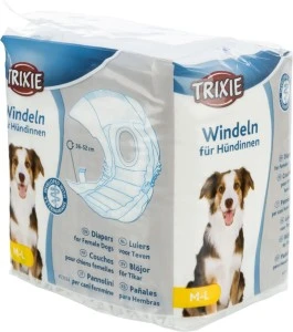 <strong>Trixie</strong> Scutece Pentru Caini Femele, M-L: 36-52 cm, 12 buc, 23634 – Caini / Scutece