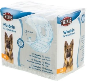 <strong>Trixie</strong> Scutece Pentru Caini Femele, XL: 40-58 cm, 12 buc, 23636 – Caini / Scutece