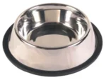 <strong>Trixie</strong> Castron Inox, Antiderapant, 0.45 l/19 cm, 24851 – Caini / Castroane