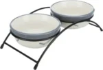 <strong title="Trixie Set 2 Castroane Ceramice Cu Suport Metalic, 2×0.3 l/12 cm/26x7x14 cm, Alb/Albastru-Gri, 24790 – Set Trixie pentru animale de companie, Set de castrone pentru apa și hrana, Set cu suport antiderapant, Set de castrone ceramice cu suport metalic">Trixie Set 2 Castroane Ceramice Cu Suport Metalic, 2×0.3 l/12 cm/26x7x14 cm,...</strong>