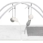 Covoras De Zgariat, Junior, Cu Sisal, 60x33x42 cm, Gri, 43114