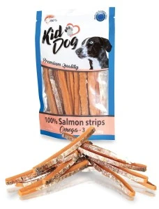 <strong title="KidDog Recompense Pentru Caini, Fasii De Somon, 80 g, A04706 – câini sănătoși, recompense naturale câini, hrana premium pentru caini, recompense proteice pentru caini">KidDog Recompense Pentru Caini, Fasii De Somon, 80 g, A04706 – câini sănătoși, recompense...</strong>
