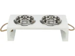 <strong title="TRIXIE Set 2 Castroane Inox Cu Suport Lemn MDF, Be Nordic, 2×0.9 l/17 cm/44x21x14 cm, Alb, 24836 – suport lemn pentru castroane, accesorii Be Nordic pentru caini, accesorii pentru animale, castroane pentru caini de talie mica">TRIXIE Set 2 Castroane Inox Cu Suport Lemn MDF, Be Nordic, 2×0.9 l/17 cm/44x21x14 cm, Alb,...</strong>
