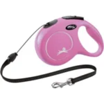 <strong title="Flexi Lesa Flexi Classic, Snur, M: 8 m/20 kg, Roz, 11816 – lesa caini cu maner ergonomic, lesa flexibila pentru caini, lesa pentru caini, lesa retractabila caini">Flexi Lesa Flexi Classic, Snur, M: 8 m/20 kg, Roz, 11816 – lesa caini cu maner ergonomic, lesa...</strong>