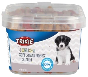 <strong title="Trixie Recompense Pentru Caini Junior, Oase Soft Cu Calciu,140 g, 31518 – recompense câini cu calciu, gustări sănătoase pentru câini junior, alimentație sănătoasă câini, snacksuri pentru câini junior">Trixie Recompense Pentru Caini Junior, Oase Soft Cu Calciu,140 g, 31518 – recompense câini cu...</strong>