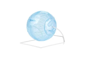 Happet Minge De Alergare Pentru Rozatoare, 4 in 1, Cu Suport, 11.5 cm, Albastru, Y018 – minge...