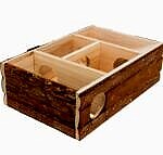 Casuta Labirint Pentru Rozatoare, Leif, Lemn, 35x11x25 cm, Maro, 6201