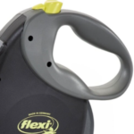 Lesa Flexi Giant, Banda, S-M: 8 m/25 kg, Negru/ Galben Neon, 20927