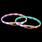 Zgarda Cu Led, Incarcare USB, XS-XL: 65 cm/16 mm, Multicolor